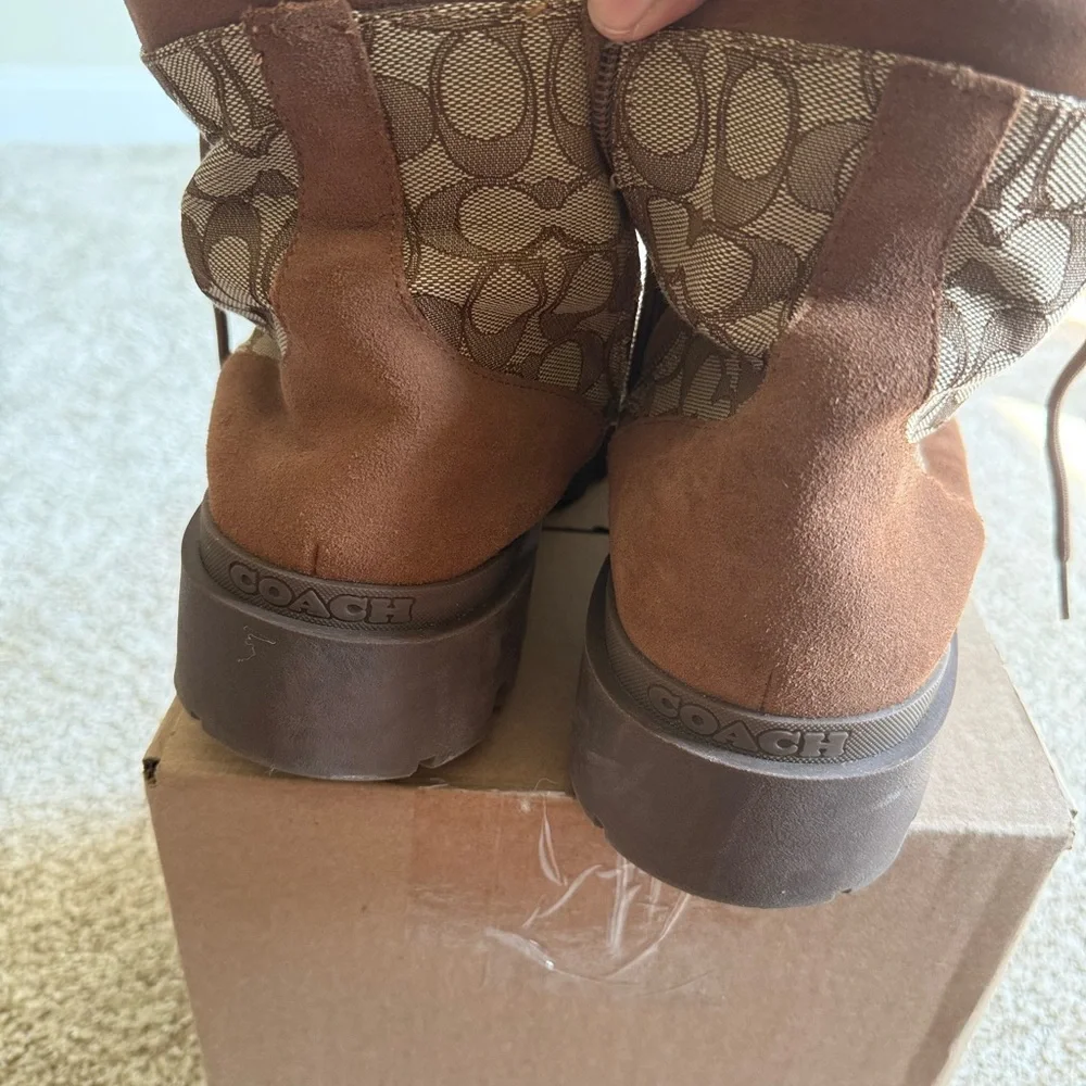 Coach Men’s Citysole Signature Canvas Boots